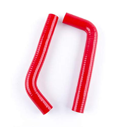 3 Layer ATV Silicone Coolant Radiator Hose Kit Fits for 2004-2008 Yamaha YFZ 450 YFZ450 Radiator Hose - color: Red