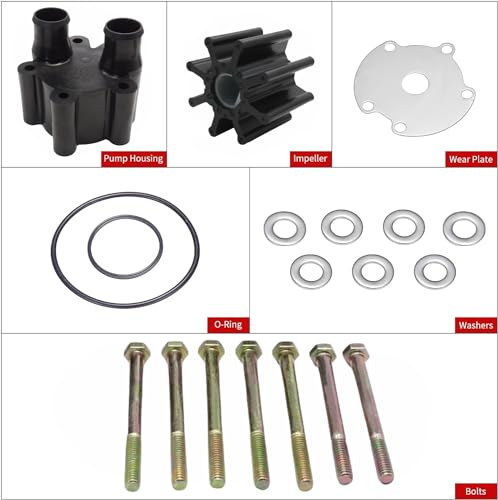 807151A14 Raw Water Pump Impeller Kit for MerCruiser Bravo 1 2 3