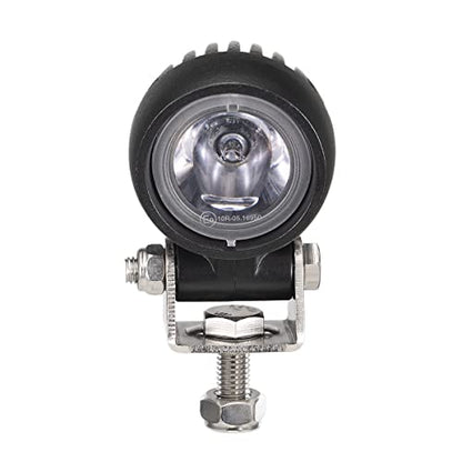 Raycharm Offroad 2" Round LED Fog Light Pods for Motorcycle, 6000K Cool-White Long Range Spot Beam, Rugged Die-Cast Aluminum Housing, Corrosion Resistant Waterproof, 12V/24V DC, 2-Pack - size: 2" Round Spot Beam