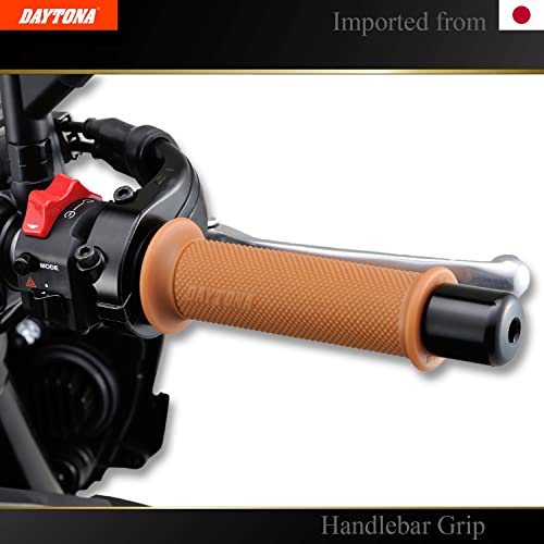 DAYTONA Universal 7/8" Motorcycle Handlebar Grips for Premium Comfort Rides (Standard) (Gum) - color: Gum
