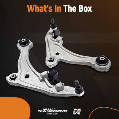 maXpeedingrods 2Pcs Front Lower Control Arm Kit for Nissan Maxima 2009-2014 - size: 2Pcs