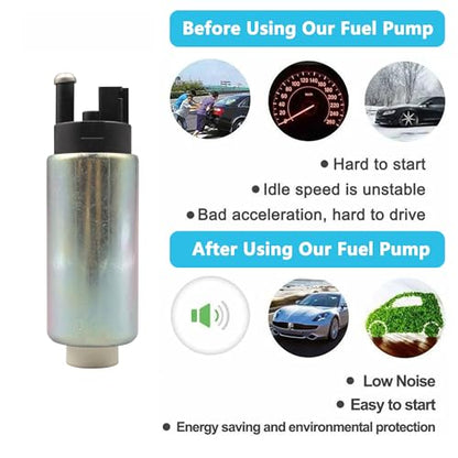 Fuel Pump with Installation Accessories Replace Walbro 255LPH GSS340 - size: GSS340(255LPH)