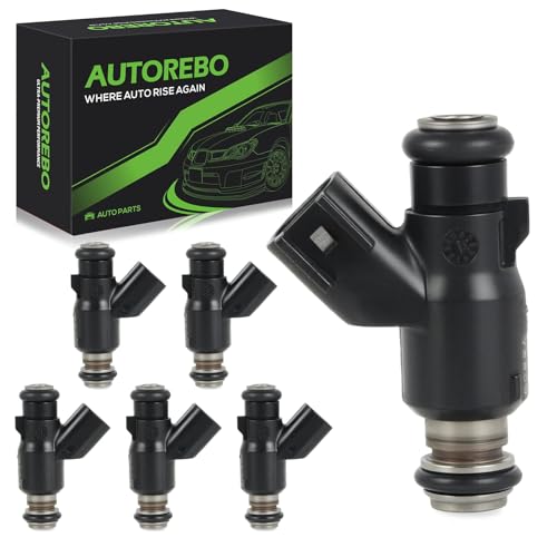 Fuel Injectors Set of 6 Compatible with Hyundai Azera Entourage Genesis Santa Fe Sonata Veracruz & Kia Amanti Sedona Sorento V6 3.8L # FJ837 35310-3C000 842-12326 800-1873N MP-56016 158-0455 FJ10633 - size: FJ837