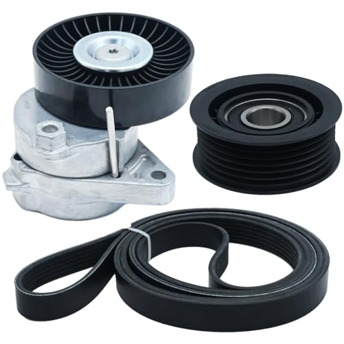EATAKWARD C320 Tensioner Pulley 1122000970 Belt Tensioner with Pulley Assembly Kit Replacement for Mercedes-Benz C240 C280 CL500 CLK320 E320 E430 E500