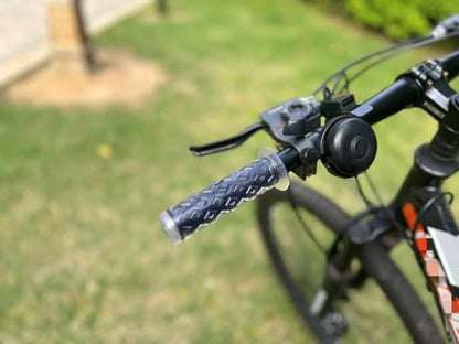 Bike Grips Bicycle Handlebar End Grips Replacement Handle Bar Grips Non-Slip Soft Rubber Protector for Mountain Bike Tricycle Wheel Chair - color: CLEAR