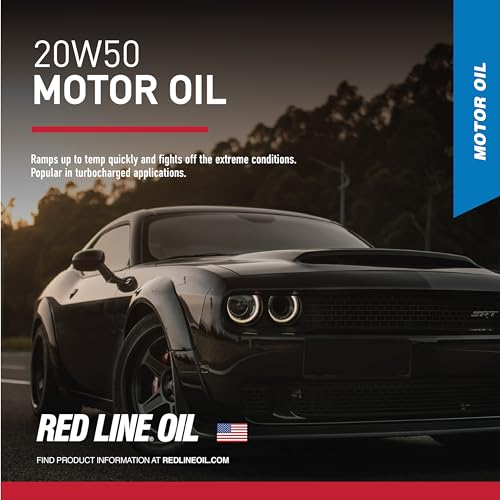Red Line 12505 SAE 20W50 Fully Synthetic Motor Oil - 1 Gallon (2 Pack) - size: 2 Gallons