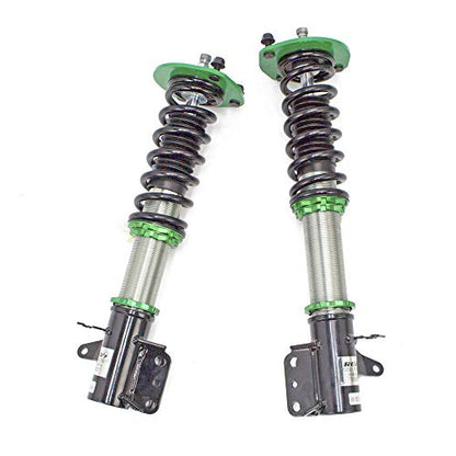 Rev9 R9-HS2-105 Hyper-Street II Coilover Suspension Lowering Kit, Mono-Tube Shock w/ 32 Click Rebound Setting, Full Length Adjustable, compatible with Mazda Protege (BJ) 1999-03