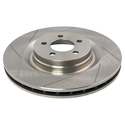 TRQ Front Brake Pad and Rotor Set Ceramic Vented Rotors - style: BKA10798