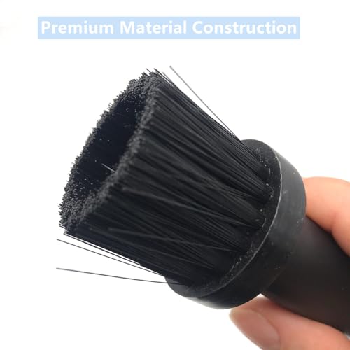 2 Pcs Wheel Lug Nut Cleaning Brush, Car Detailing Brushes Black
