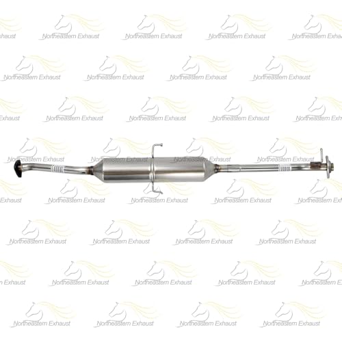 Exhaust Resonator Pipe Compatible with Honda CRV 2002-2004 2.4L | Stainless Steel | Northeastern Exhaust | Includes Clamp, Hangers, Gaskets and Bolt Kit | Direct-Fit Replacement