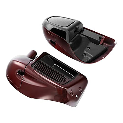 Wicked Red/Twisted Cherry Water Cooled Vented Lower Fairing Fit for Harley 2018-2019 Road Glide Ultra; Electra Glide Ultra Limited Low; Electra Glide Ultra Limited - color: For Harley 2018-2019 Wicked Red