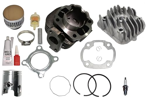 Piston Cylinder Head Piston GASKETS TOP END KIT Set FITS Yamaha ZUMA YW50 YW 50 2002 2003 2004 2005 2006 2007 2008 2009 2010 2011