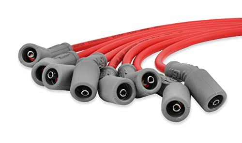 MSD 31639 Super Conductor Spark Plug Wire Set, Red