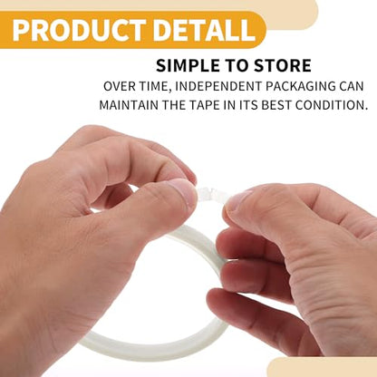 1 Pc 0.2 Inches x 10.9 Yards Universal Painters Tape - DIY Car Auto Paint for Masking Tape No Residue - Crepe Paper White - color: White, size: 0.2 Inches x 10.9 Yards