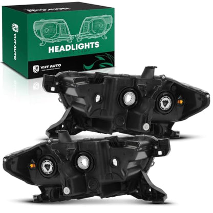 YHTAUTO Pair Headlights Assembly for Toyota Tacoma 2016-2023 - size: 2016-2023
