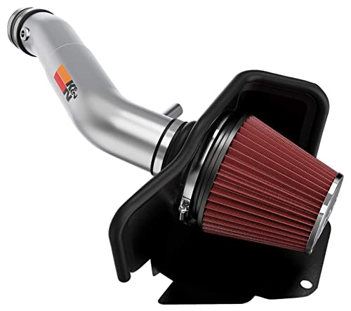K&N Cold Air Intake System: High-Flow Air Filter, Increase Performance & Towing: Compatible with 2016-2026 JEEP/DODGE: Durango, Grand Cherokee, Grand Cherokee WK, 77-1572KS - style: Metal
