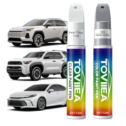 Pewter Metallic(1D4) Touch Up Paint for TOYOTA - color: (1D4)Pewter Metallic for 4Runner/Avalon-models/Camry-models/FJ-Cruiser/RAV4/Solara