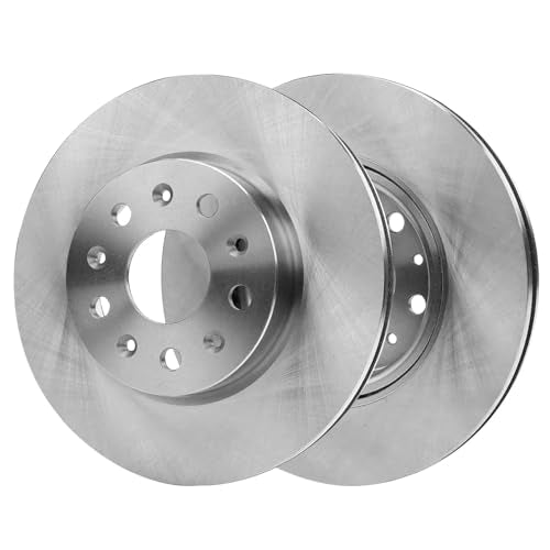 Detroit Axle - 8pc Brake Kit for 2016-2019 Cadillac ATS, Disc Brakes Rotors - size: 8PR53557/KIT
