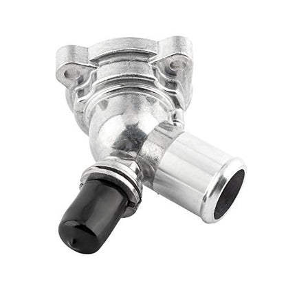 BOXI Engine Coolant Thermostat Housing Assembly Compatible with Chevy Spark 2013 2014 2015 1.2L Replace# 96988257