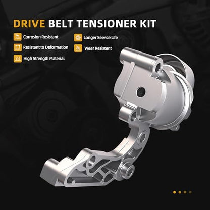 Belt Tensioner Serpentine Belt Idler Pulley Kit for Toyota Sienna 2011-2016 - size: for Camry/Avalon/Sienna 2009-2016