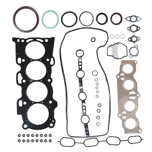 GXARTS MLS Cylinder Engine Head Gasket Set HS26232PT Compatible with Toyota Camry Scion Lexus 2.4L 2002 2003 2004 2005 2006 2007 2008 2009 2010 2011 2AZFE Hybrid 2AZFXE 11115-28010 Head Gasket Set