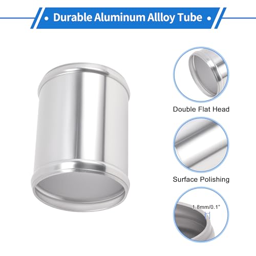 3" OD 0° 6063 Aluminum Alloy Tube Intercooler Pipe 4" Length - size: 3"OD 4"Length