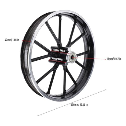 Aramox Wheel Hub, 10in, 2.50-10