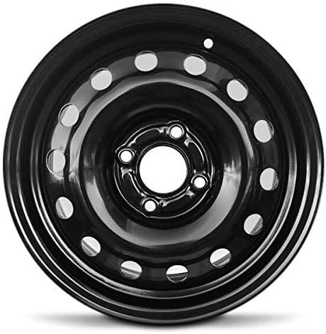 New OEM Replacement Wheel for 2009-2011 Ford Focus 15x6 inch Steel Rim Painted Black Fit 185/60R15 - size: 15x6 inch Wheel