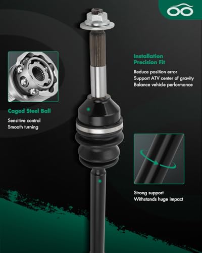 SCITOO Rear CV Axle Shaft Assembly for Kawasaki Teryx 750 2008-2011