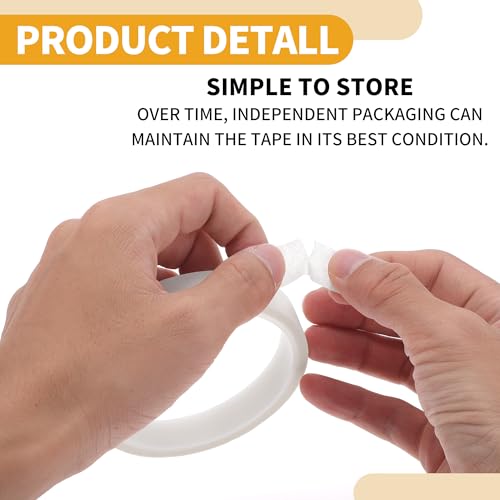1 Pc 0.6 Inches x 10.9 Yards Universal Painters Tape - DIY Car Auto Paint for Masking Tape No Residue - Crepe Paper White - color: White, size: 0.6 Inches x 10.9 Yards