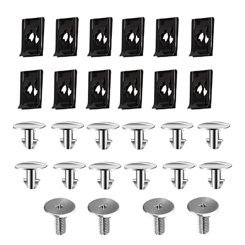 28PCS Lower Engine Cover Pin Screws & Splash Shield Bolts Clips Set (28)