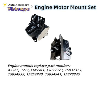 Engine Motor Transmission Mount Replace Kit for Trucks & SUVs - size: Set of 2