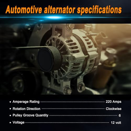 Alternator for 2017-2020 Pacifica, 2020 Voyager, 421000-7191