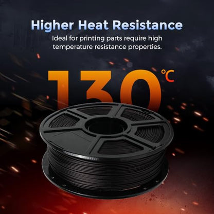 FLASHFORGE Carbon Fiber PETG Filament 1.75mm, PETG with Carbon Fiber, 1KG Spool, Dimensional Accuracy +/- 0.02mm, Lightweight & Heat-Resistant & Moisture Free (PETG-CF Marsala) - color: Marsala, size: PETG CF