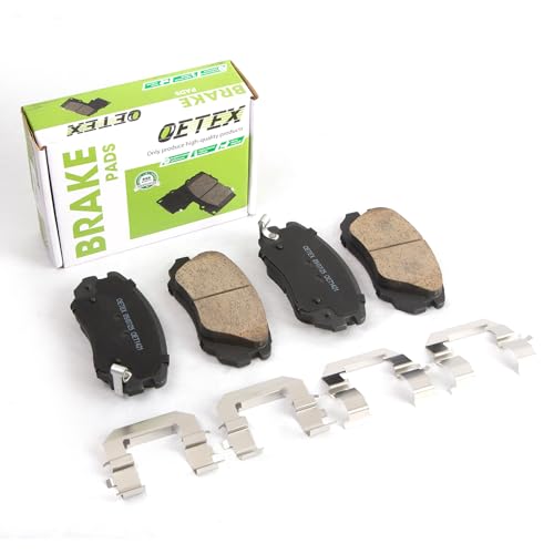 Front Ceramic Brake Pads Compatible with Chevy Equinox (2010-2017), GMC Terrain, Malibu Limited, Impala & Buick LaCrosse - Low Dust - Replaces D1421 - size: D1421