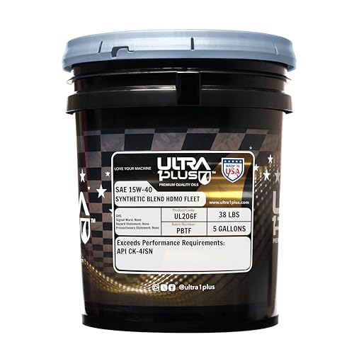 SAE 15W-40 Synthetic Blend Motor Oil API CK-4/SN 5 Gallon Pail - size: 5 Gallon Pail