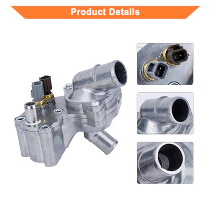Upgrade Aluminum thermostat Housing assembly.Fit for Mercury Mountaineer 4.0L 1998-2001, Ford Explorer 4.0L 1997-2001.Replaces Part # 2L2Z8592BA.