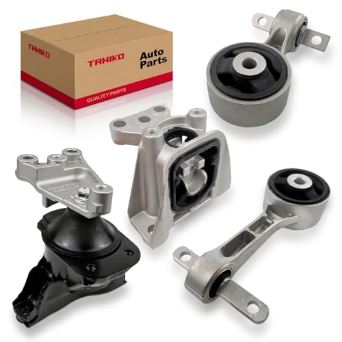 4PCS Engine Motor & Trans Mount Set Compatible with Honda Civic 1.8L 2006 2007 2008 2009 2010 2011 ,Manual Transmission, Replace# A4530 A4546 A4548 A4547 50820SNAP01 50850SNAA82 - size: 2006-2011 Civic 1.8L
