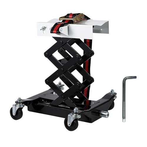 450 lbs Heavy-Duty Transmission Jack - Auto Repair Lifting Floor Jack for Effortless Vehicle Maintenance and Smooth Transmission Replacement (Black) - color: Black