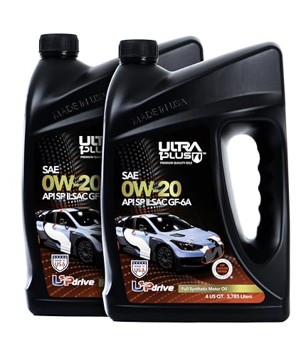 SAE 0W-20 Full Synthetic Motor Oil API SP ILSAC GF-6A 2 Gallons - size: 2 Gallon Pack