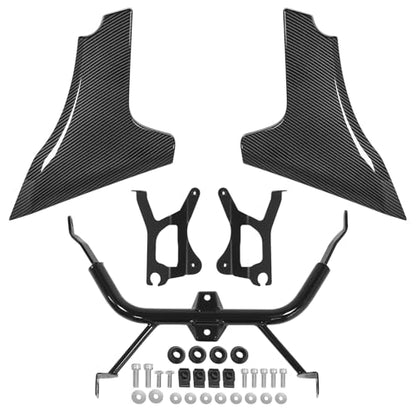 Side Fairing Panel Bracket Kit for Harley CVO Road Glide ST - color: Carbon Fiber Pattern