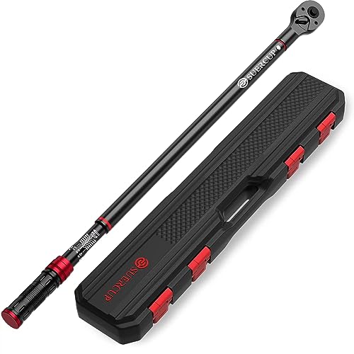 SUERCUP 3/4-Inch Drive Click Torque Wrench, 100-700ft.lb/135.5-948.5Nm - size: 3/4" 100-700 Ft.Lb/135.5-948.5 N.m