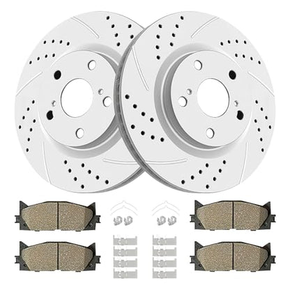 Acinoparts Front Brake Kit for 2008–2018 Toyota Avalon 2007–2017 Camry - size: ABK00303
