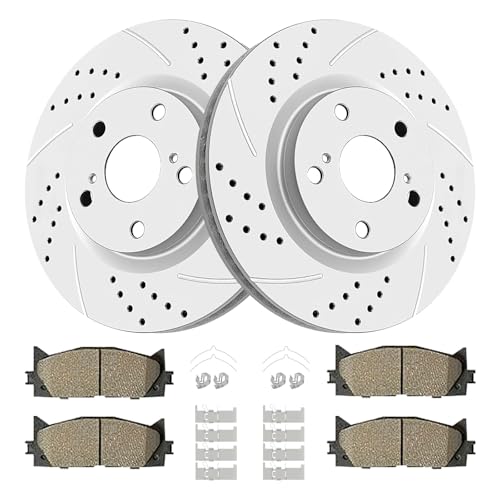 Acinoparts Front Brake Kit for 2008–2018 Toyota Avalon 2007–2017 Camry - size: ABK00303