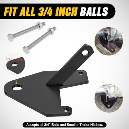 Nilight Trailer Hitch Receiver Kit | for Honda TRX 250 Recon ATV Hitch 1997-2018 - color: For Honda Recon TRX 250 1997-2018