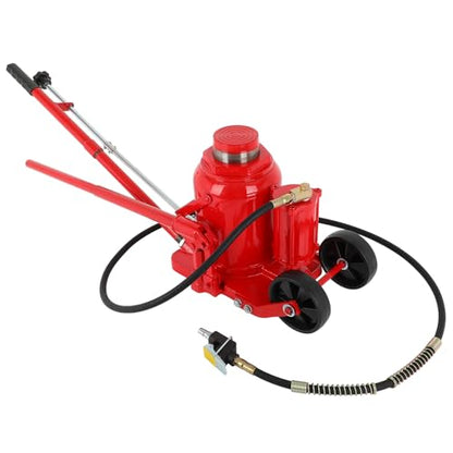 SCITOO Air/Hydraulic Bottle Jack 50 Ton Pneumatic Bottle Jack 11,0231 lbs
