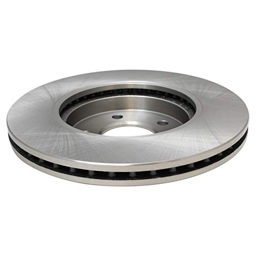 TRQ Front Brake Pad and Rotor Set Ceramic Vented Rotors 11.93 in 5-Lug - style: BKA18535