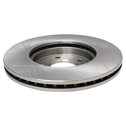 TRQ Front Brake Pad and Rotor Set Ceramic Vented Rotors 11.93 in 5-Lug - style: BKA18535