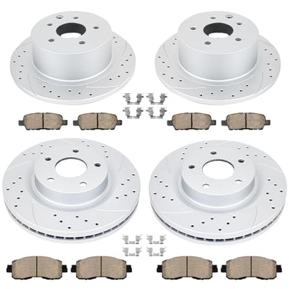 Acinoparts Front and Rear Brake Kit Replacement for Nissan Altima 2013-2025 - size: HMBK20501