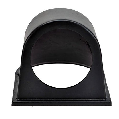 ESUPPORT Universal Car Motor 2" 52MM Black ABS Plastic Gauge Meter Dash - color: One Hole